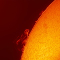 Protuberanz am 25-05-25 mit Bresser 100-1000 PST-Umbau + 178M um 13 54 MESZ Webversion